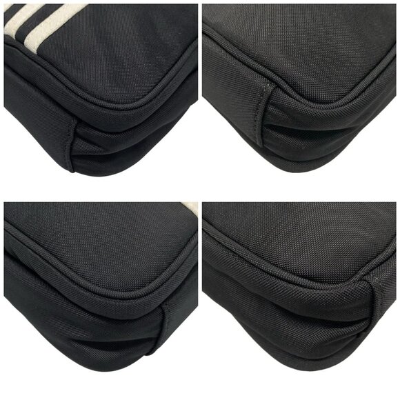 Auth BALENCIAGA Small Messenger Bag 725437 Black Blue White Nylon Shoulder Bag - Picture 16 of 16